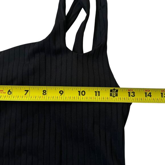 Aerie Black Padded One Piece Swimsuit Women's Swimwear Size Medium | 40-10 - Picture 4 of 5